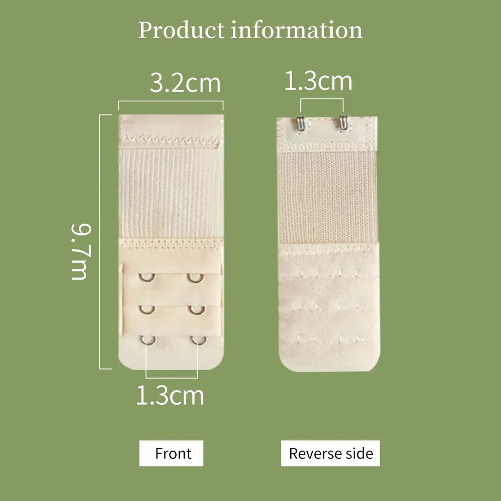 3 Pieces, 3 Rows With 2 Hook Extension Straps, Elastic, Soft And Comfortable Bra Straps, Women'S'S Underwear Accessories