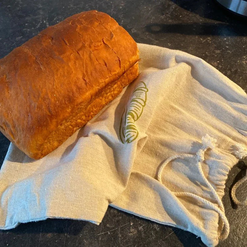 4/2/1PCS Linen Bread Bags,Reusable Drawstring Bag for Loaf, Homemade Artisan Bread Storage Bag,Linen Bread Bags for Baguette