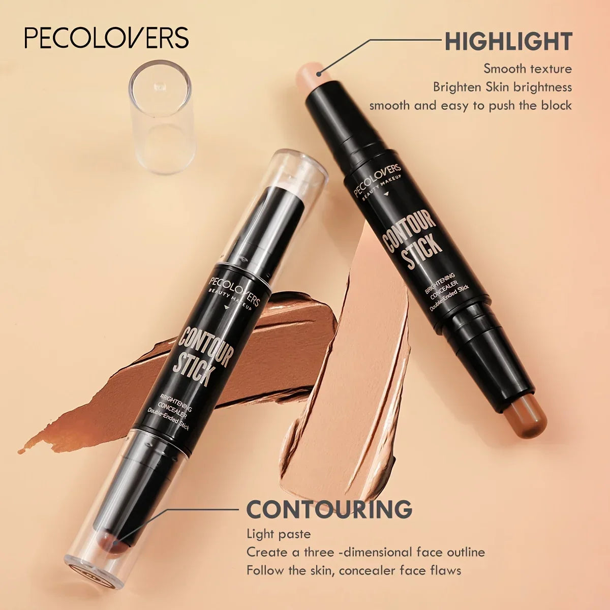 1Pc Face Foundation Concealer Pen Long Lasting Dark Circles Corrector Contour Concealers Stick Cosmetic Makeup