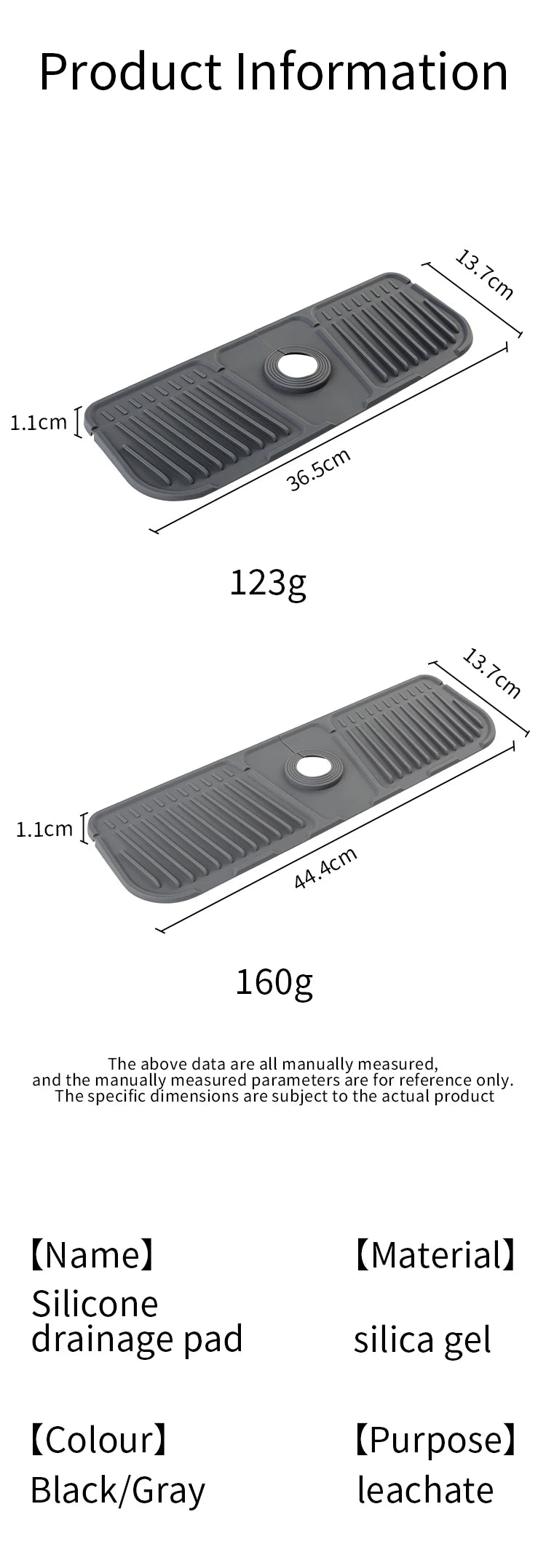 Alfombrilla de silicona para grifo de cocina, alfombrilla recogegotas de agua para grifo, almohadilla antisalpicaduras para fregadero, protector de encimera de baño