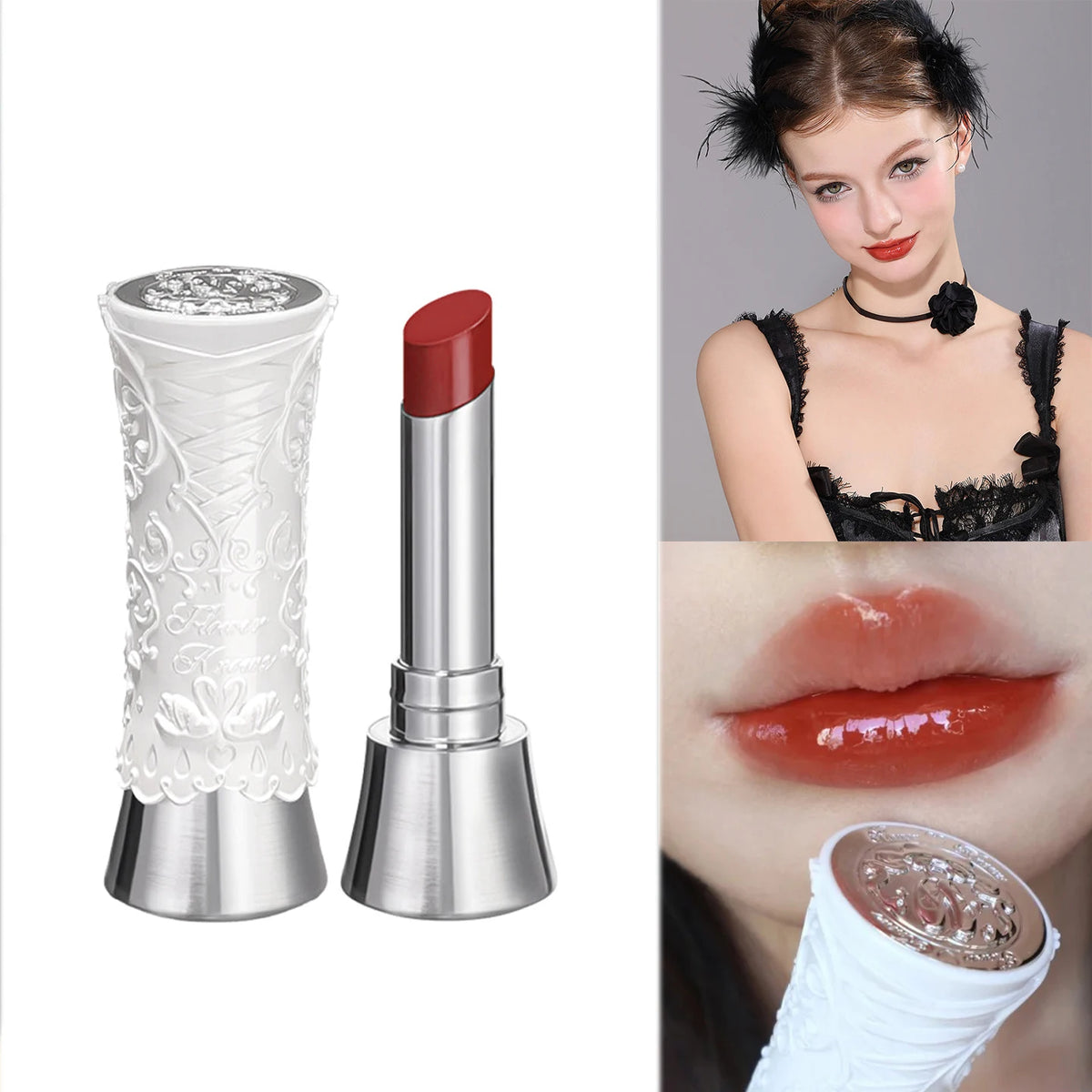 Flower Knows Lip Gloss - Vegan Hydrating Tinted Lip Oil