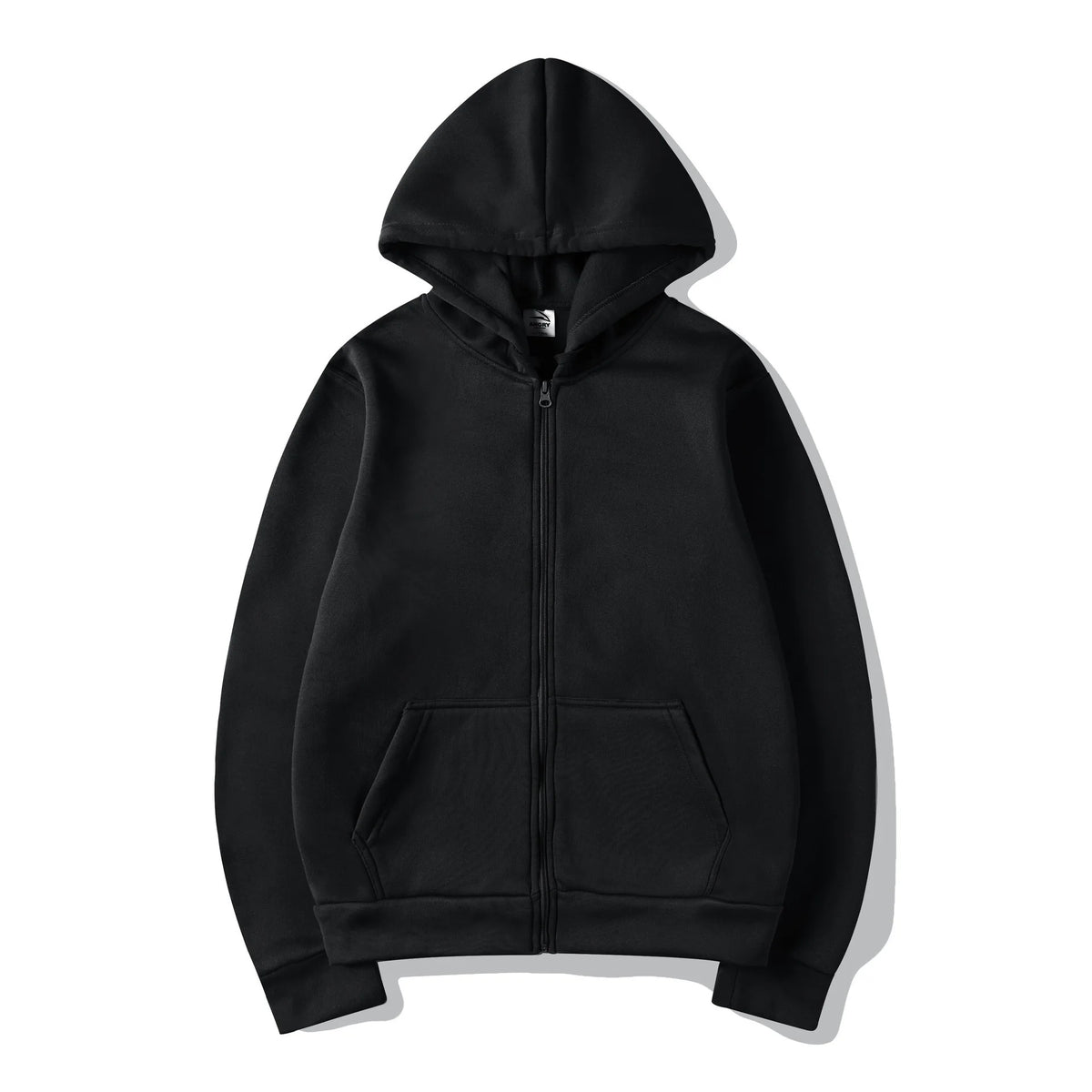 Casual Zipper Hoodie Jacket - Men's Front Pocket Knit Coat