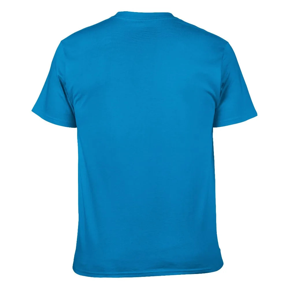 Summer Style High Quality 100% Cotton Solid Color T Shirt Men Pure Color Tees Brand Short Sleeve T-Shirt Male Clothing