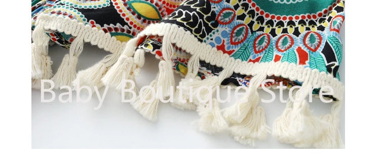 2025 Elegant Floral Girls Dress Family Matching Summer Outfit Off-Shoulder Midi Boho Dress Boys Set Fashionable Beach Vacation