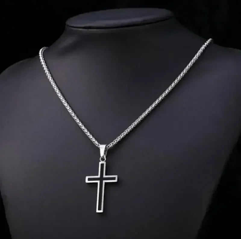 Christian Jesus Portrait Iced Out Necklace Pendant For Men And Women Cross Catholic Amulet Jewelry