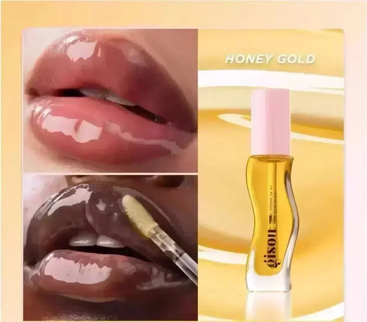 Gisou Ins Popular Moisturizing Lip Balm Original Lip Oil Care The Lips Benetitnt For Lips Plumping Exfoliating Plumping Gloss