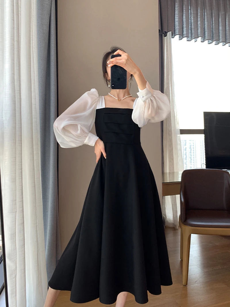 Women's Elegant Chiffon A-Line Dress