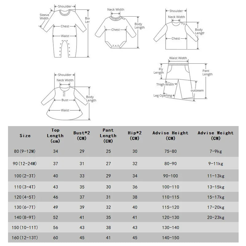 Kids Tales Unisex Children's 2-Piece Cotton Summer Outfit Set