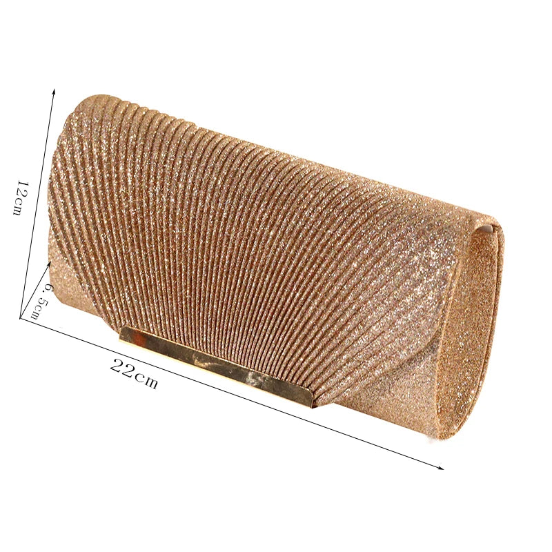 Fashion Elegant Clutch Bag New 2026 Hot Selling Chain Dinner Bag Bride Bridesmaid Lady Handbag Factory Outlet