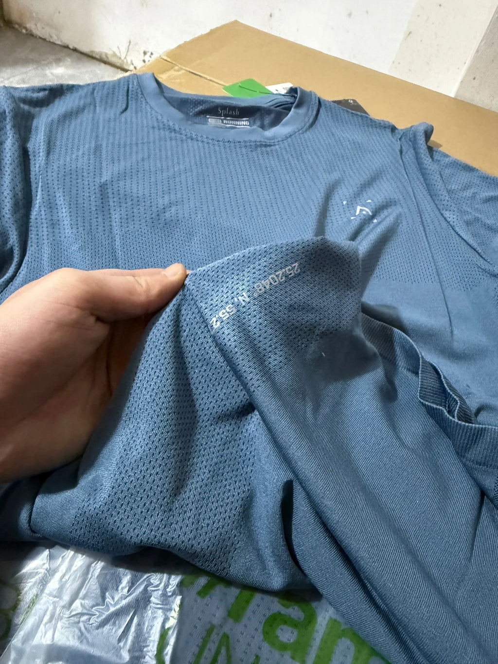 Outdoor Sports Men's T-Shirt Quick Dry Anti-Sweat Reflective Laser Perforated Short Sleeve Ultra Light Breathable Comfortable