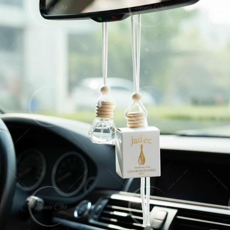 8ML Long Lasting Scent Glass Bottle Air Freshener Keep Charming and Fresh Hanging Car Interior Decoration Perfume Diffuser