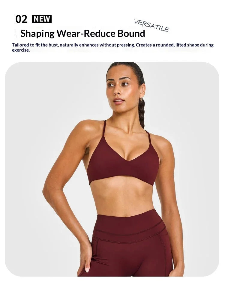 Sexy Fitness Yoga Bras Race Back Sports Bras Nylon Top Women Bra Breathable Underwear for Women Gym Yoga Bras Solid Color
