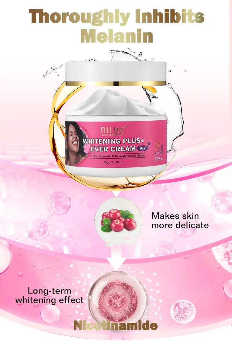 AILKE Natural Skin Brightening Set for All Skin Types, Cleaning, Dark Spots and Acne Removal, Boost Radiance, Organic, Vegan