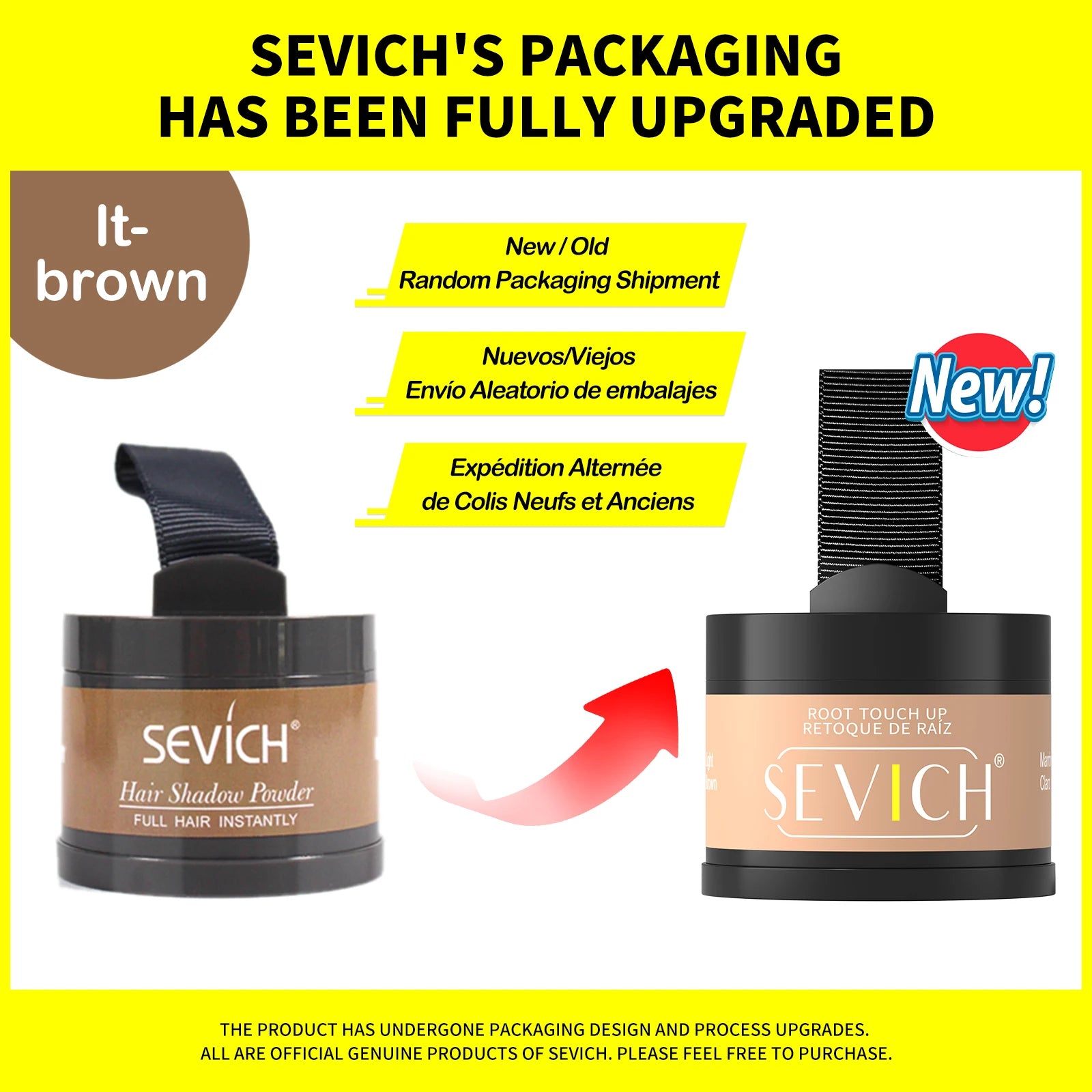 Waterproof Hair Shadow Powder Temporary Hairline Repair Filling Powder Gray Coverage Hair Loss Hairline Powder Makeup Concealer