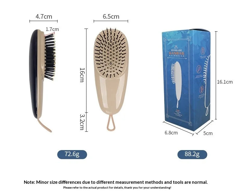 Air Cushion Scalp Massage Brush Portable Detangling Hairdressing Massage Comb For Women Home Use Travel Size Soft Bristles Brush