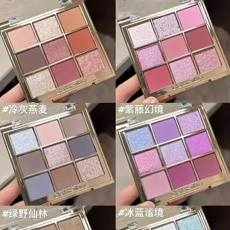 CT Summer Limited Lip Gloss Hydrating Lipstick Setting Powder Shine Nine-Color Eyeshadow Palette Blush Skincare Essence Makeup