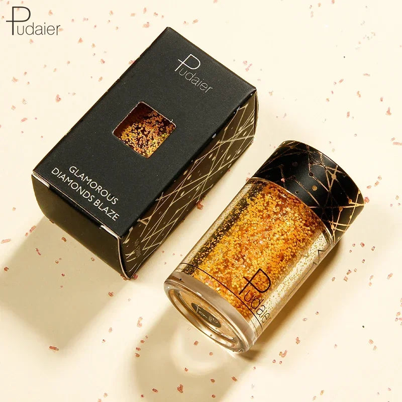 New Glitter Eye Shadow Professional Makeup Monochrome Shining Eyeshadow Sequins Universal Party Cosmetic