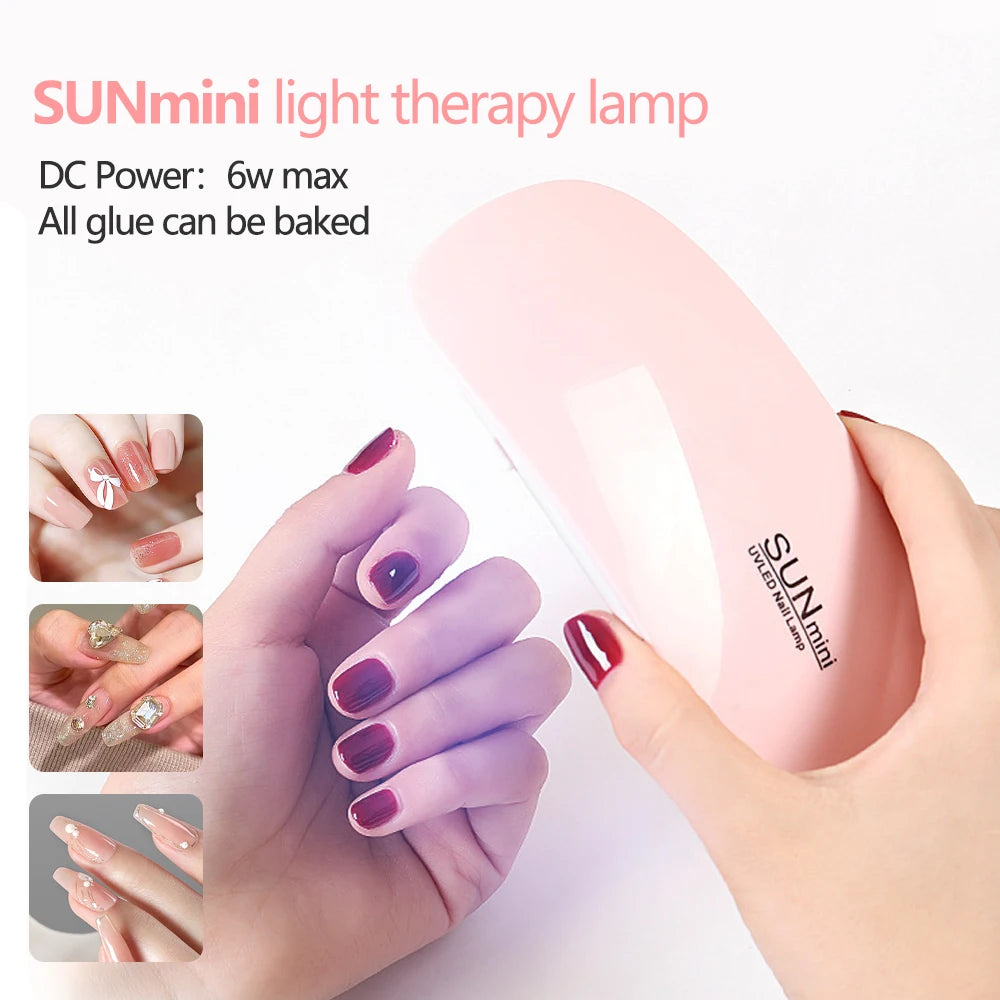 LULAA SUNmini Portable LED UV Nail Dryer - 6W Folding USB Lamp