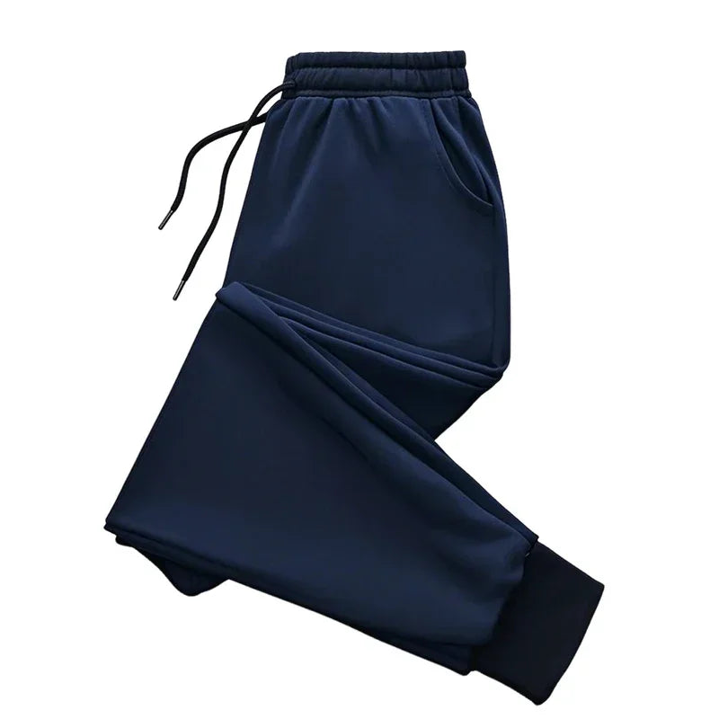 Men Sweatpants High Quality Drawstring Solid Color Jogger Pants All Season Home Outdoor Casual Sport Trousers 2025 Men's Clothes