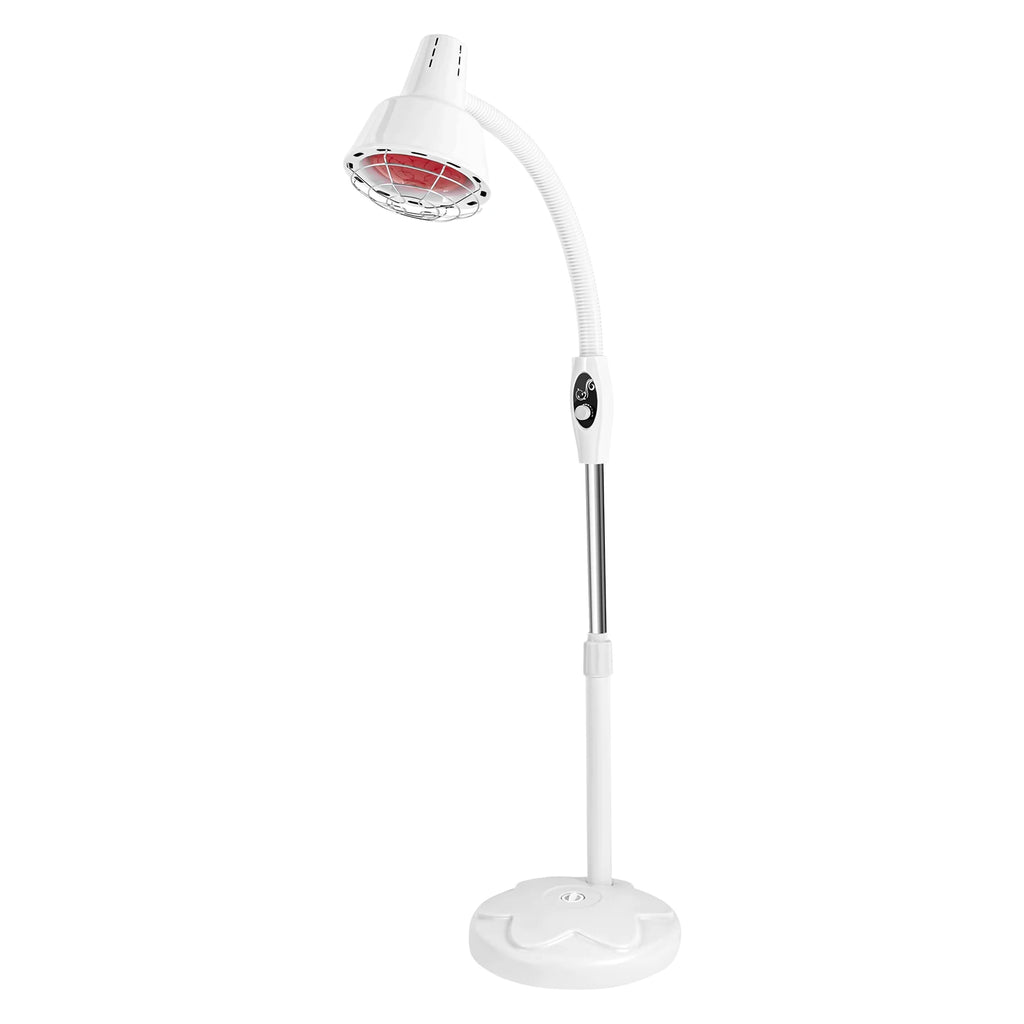275W Adjustable Infrared Heat Lamp for Muscle&Joint Pain Relief, 360° Rotatable Infrared Baking Light, 0-115℃ Temp Control