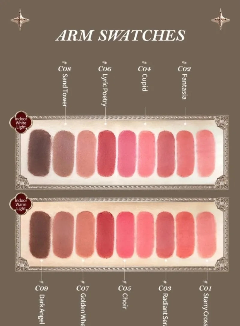 Flower Know Makeup Set Little Angel Collection Make Up Gift Box Eye Shadow Blush Matte Lipstick Highlighter Full Kit All In One