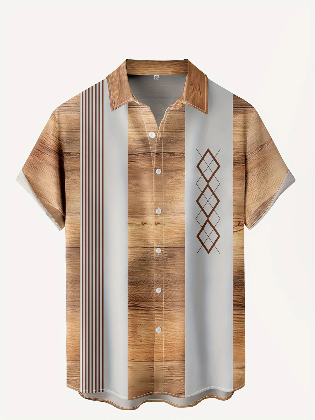 Men's Vintage Hawaii Casual Short Sleeve Shirt - Breathable Print
