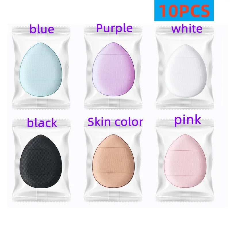 YS00079-- Mini finger puff small air cushion concealer water drops cotton candy makeup finger puff 1pcs/3pcs35pcs/10pcs