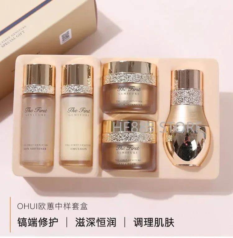 Korean Cosmetics Ohui Special Gift Set Anti-Wrinkles Repairing Moisturizing Nourishing Hydration Skin Care Products Sample Set