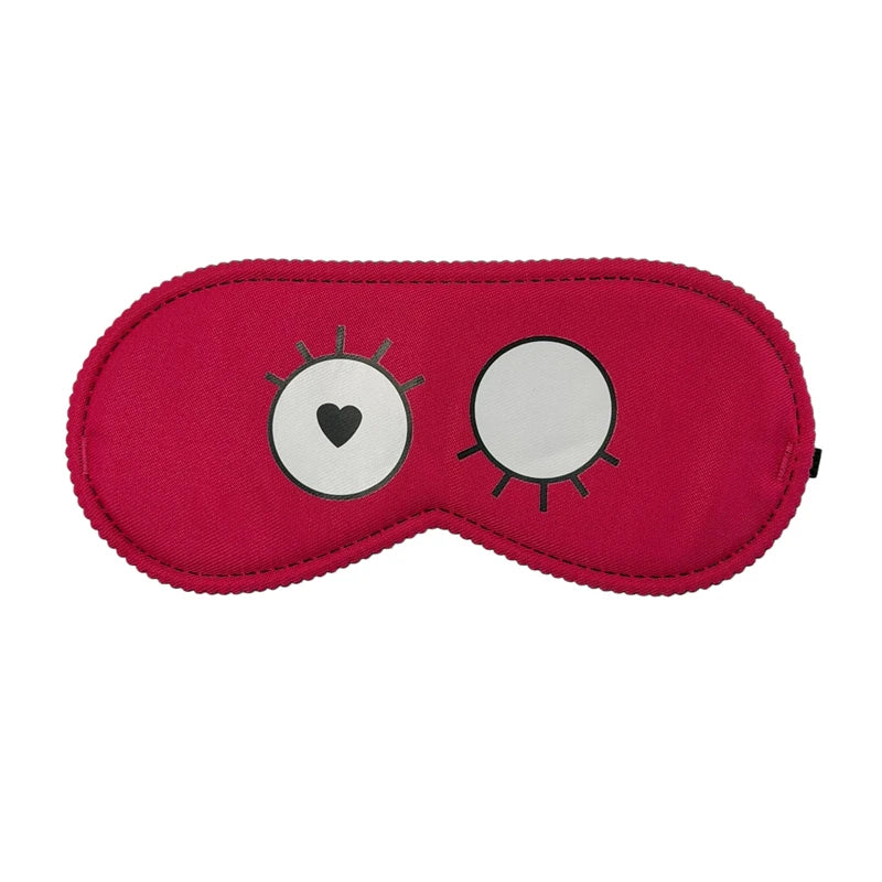 Cartoon Pattern Sleeping Mask - Blockout Eye Blindfold