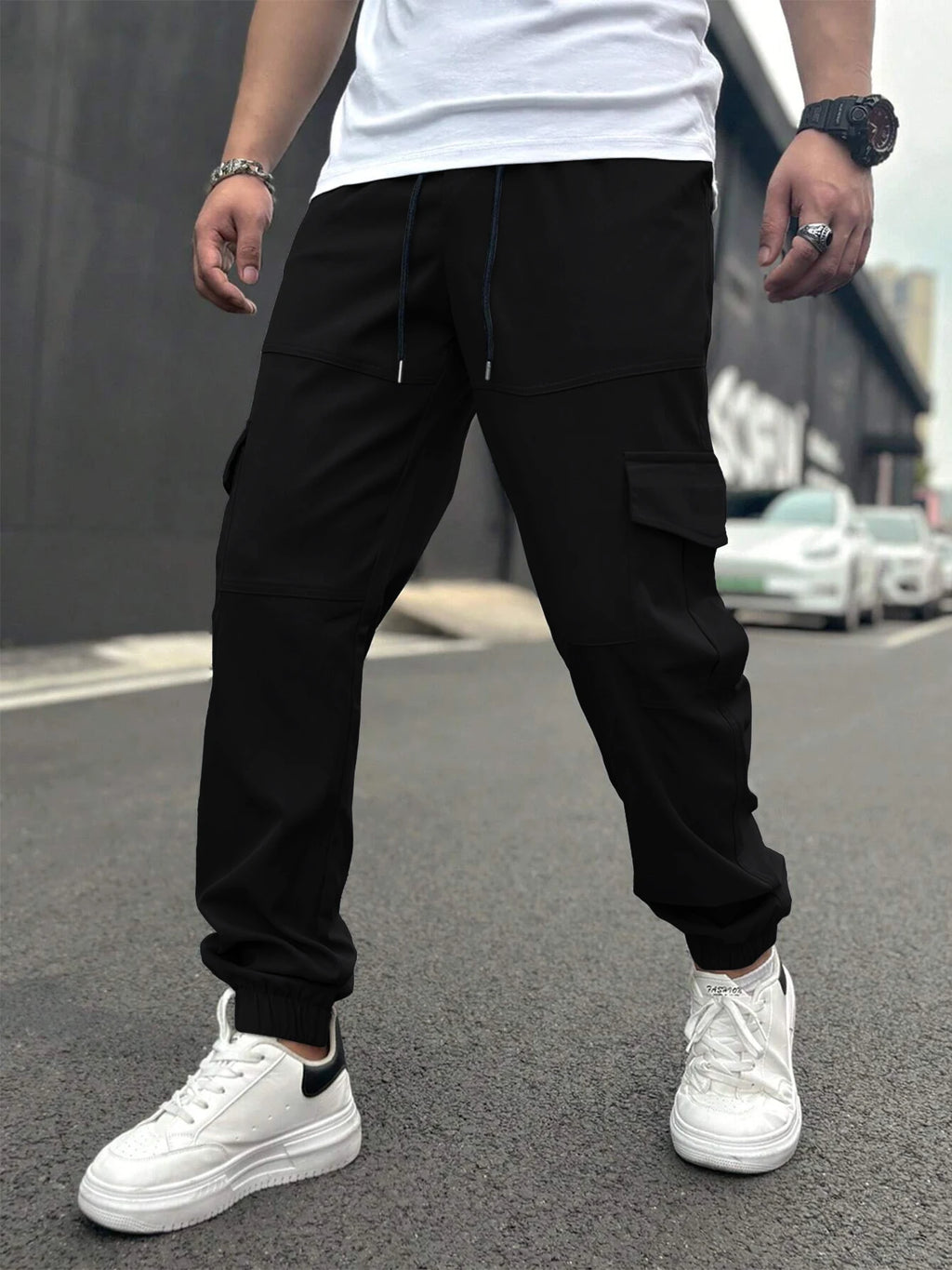 American Trendy Workwear Pants Casual Multi-Pocket Men's Harlan Loose Casual Trousers Comfortable Street Style Cargo Trousers