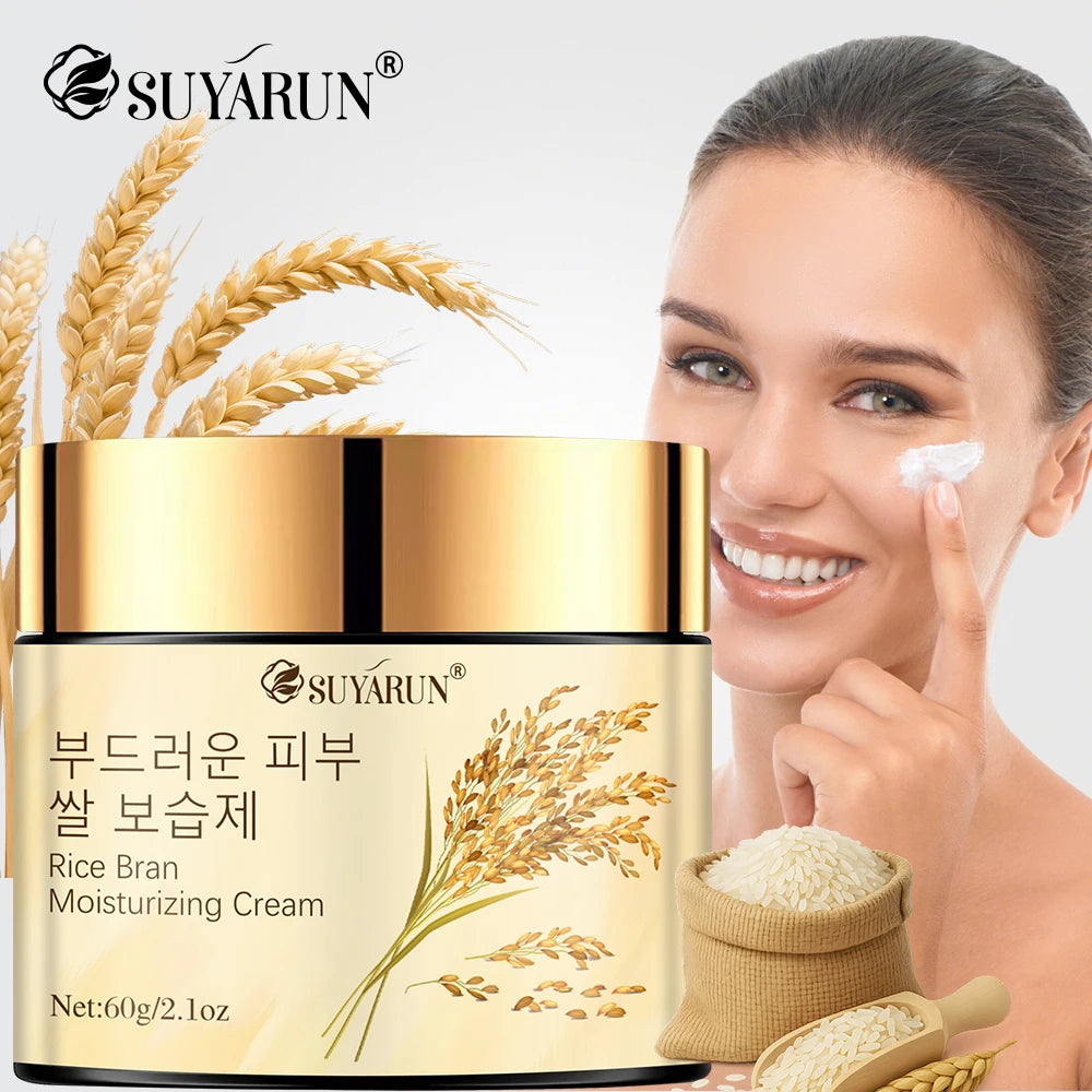 SUYARUN Rice Extract Hydrating Face Cream - Brightening Moisturizer
