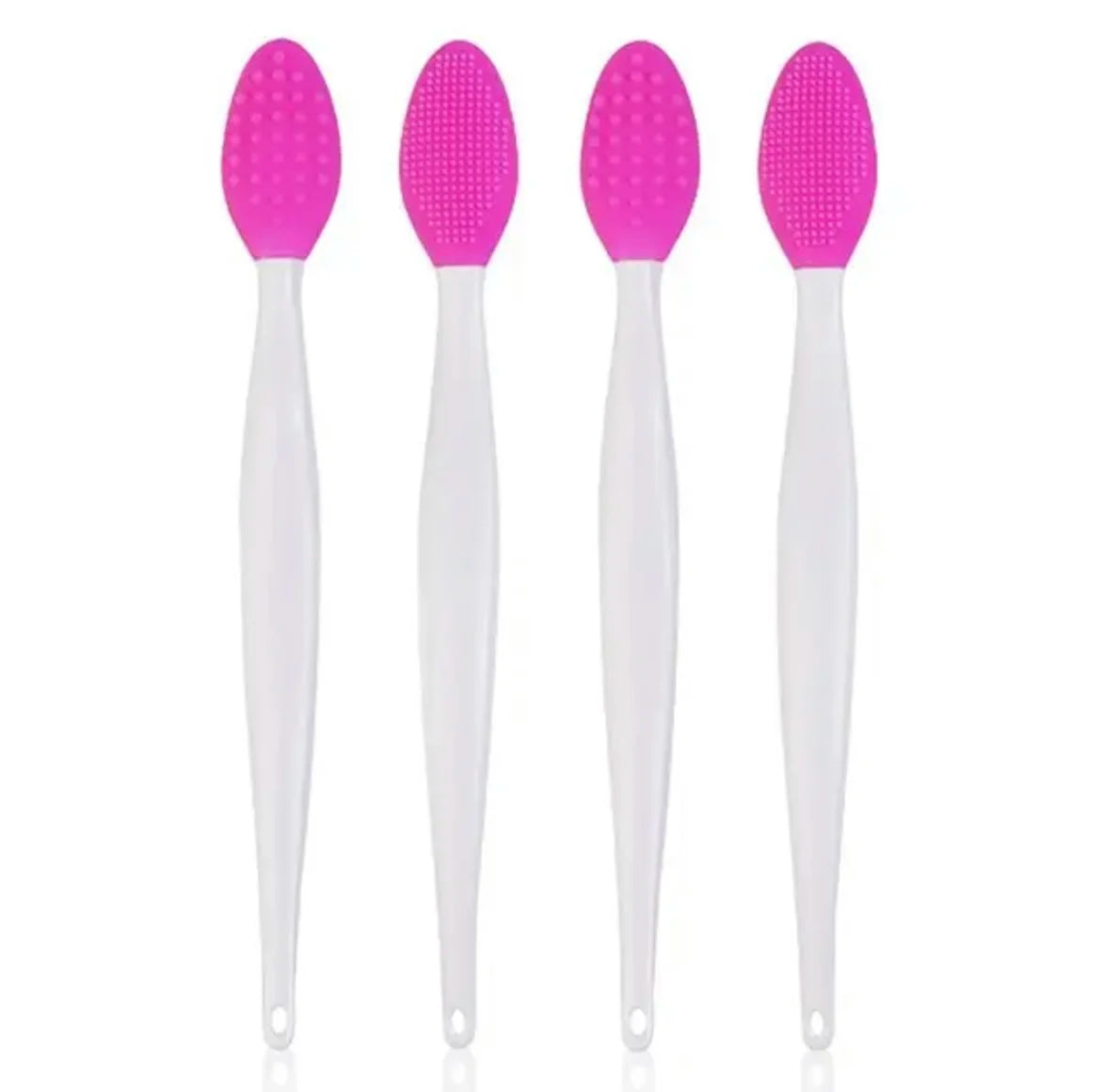 Silicone Facial Cleansing Brush Exfoliating Nose Blackhead Removal Tool With Replacement Heads For All Skin Types