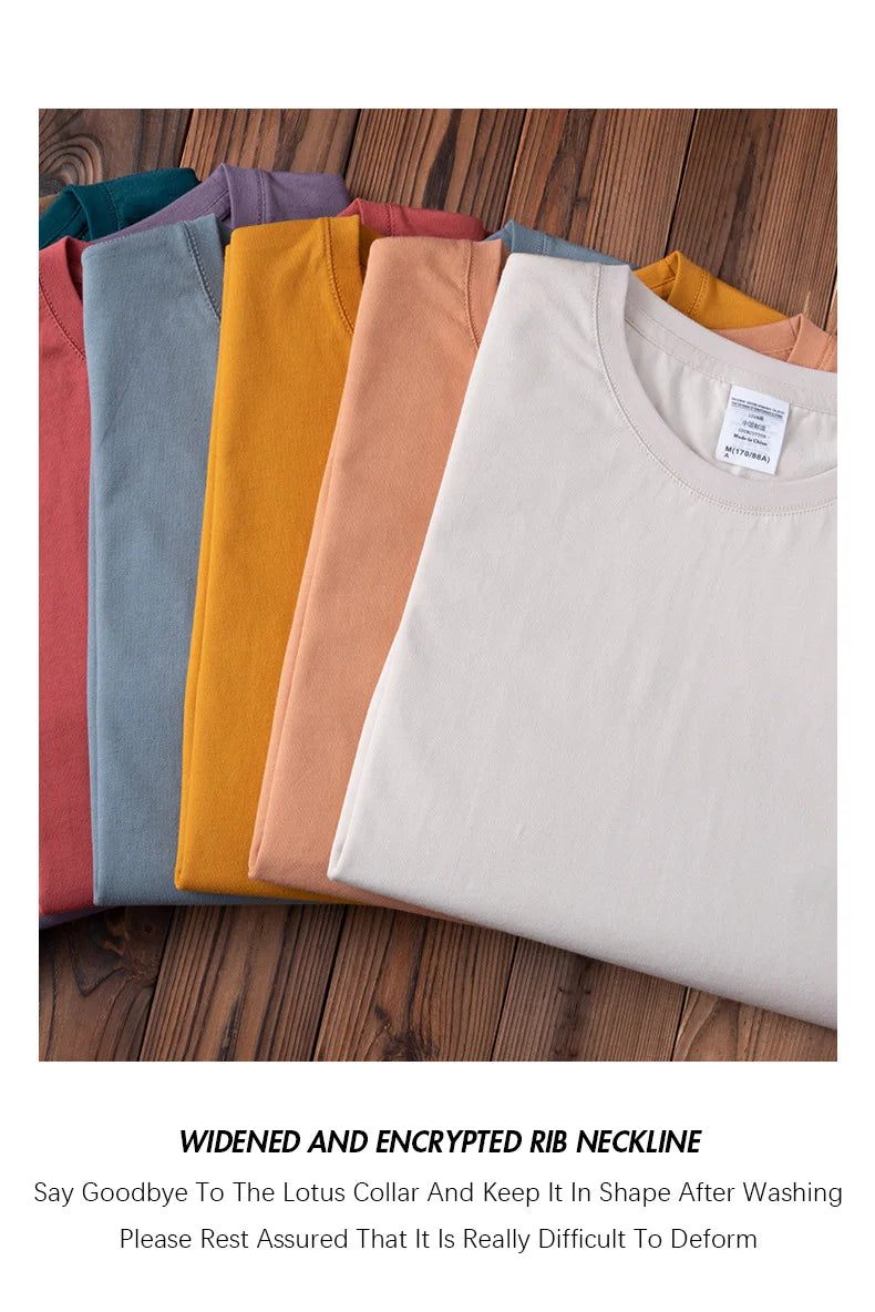 Combed Cotton Tees Solid Tops Woman Male Custom Team Uniform Class Clothes Summer Brand Customization Mens Tshirts