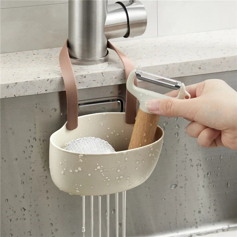 Soporte de fregadero de cocina, cesta de drenaje colgante, estante de drenaje ajustable, soporte de jabón y esponja, soporte de grifo, accesorios de cocina, nuevo