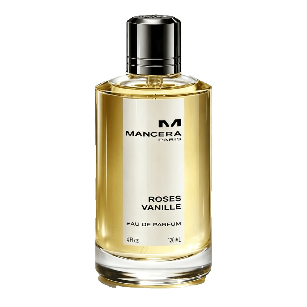 Mancera Roses Vanille Eau De Parfum Spray 120Ml/4Oz, Brand New 100% Genuine, Long-Lasting Sweet Rose Vanilla Gourmand Fragrance, Luxury Paris Unisex Perfume, Elegant Scent Gift for Daily Wear Dating