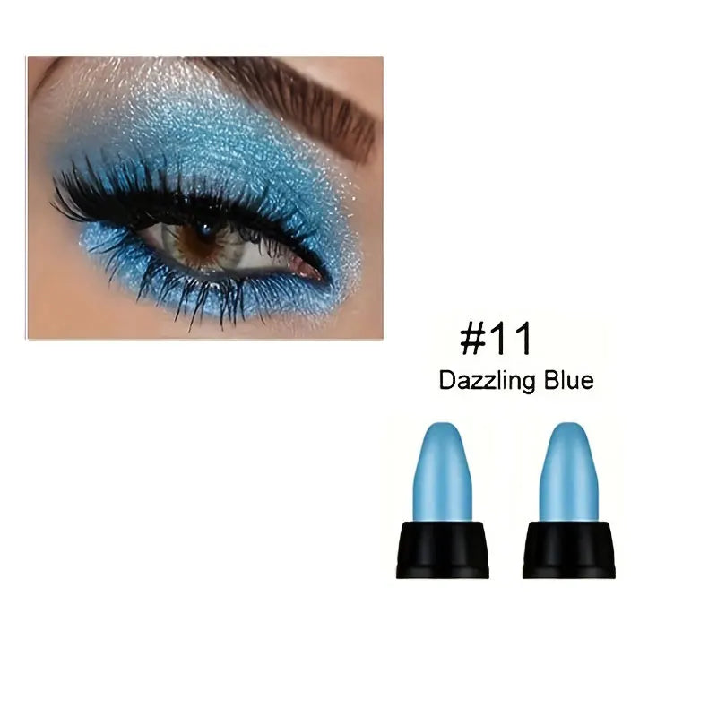 Pearlescent Eyeliner 16 Colors Waterproof Glitter Long Lasting Non Smudge For All Day Glam