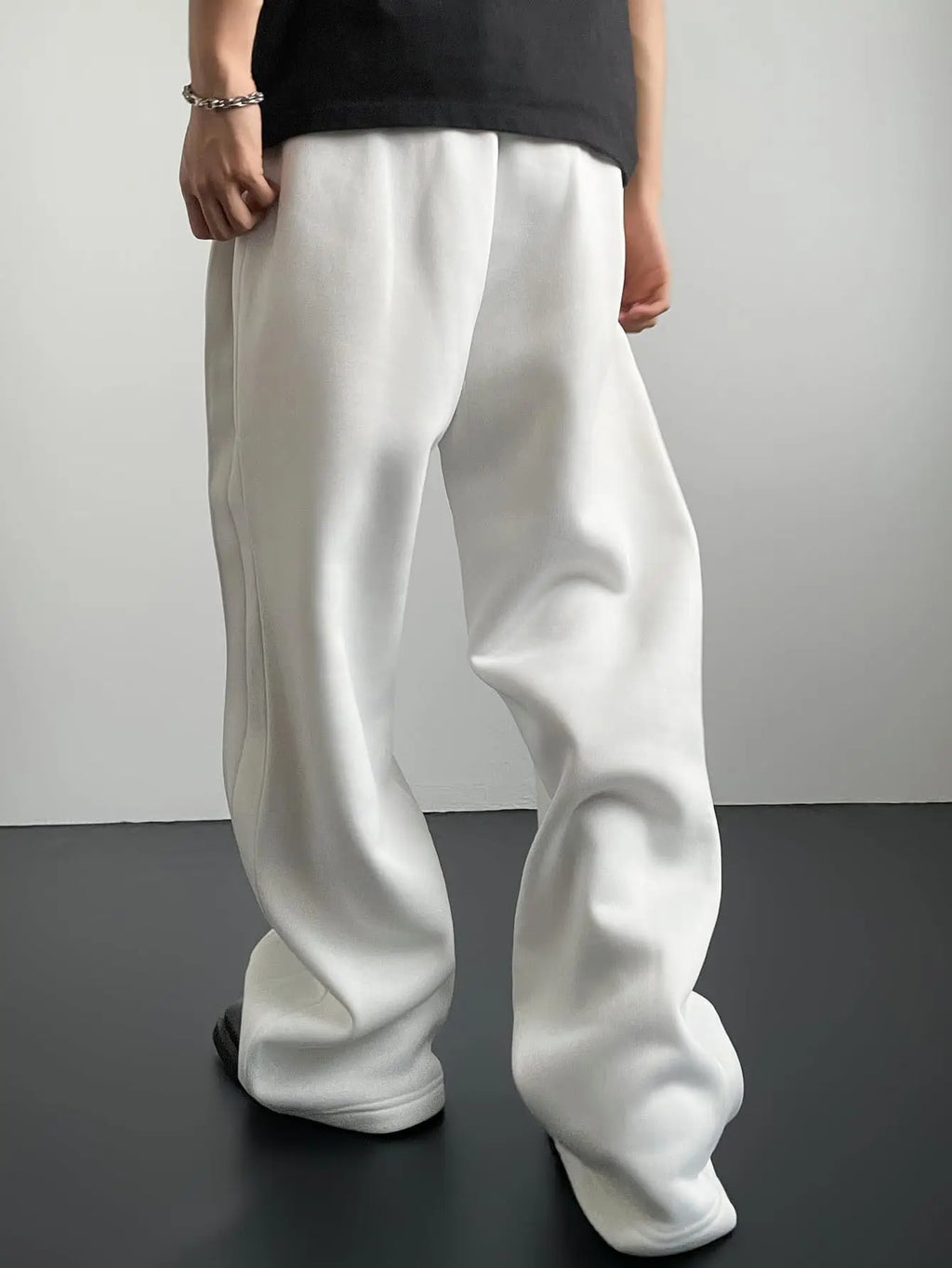 Mens Sweatpants Straight Fit Joggers for Sports and Streetwear Loose Oversized Casual Pant Drawstring Multi-pocket Men Long Pant