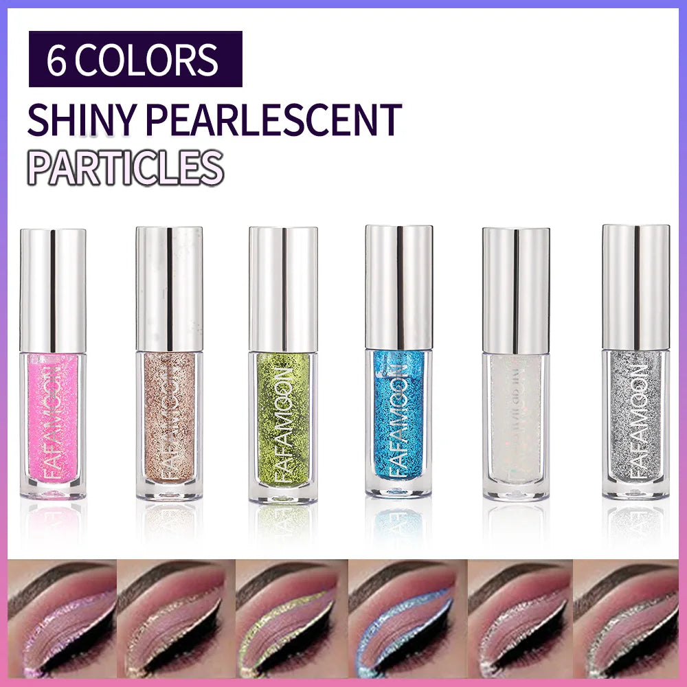 Slim Shiny Eye Liners Eyeshadow Liquid Pencil Pearlescent Silkworm Stick Waterproof Diamond Glitter Sequins Eyeliner Makeup