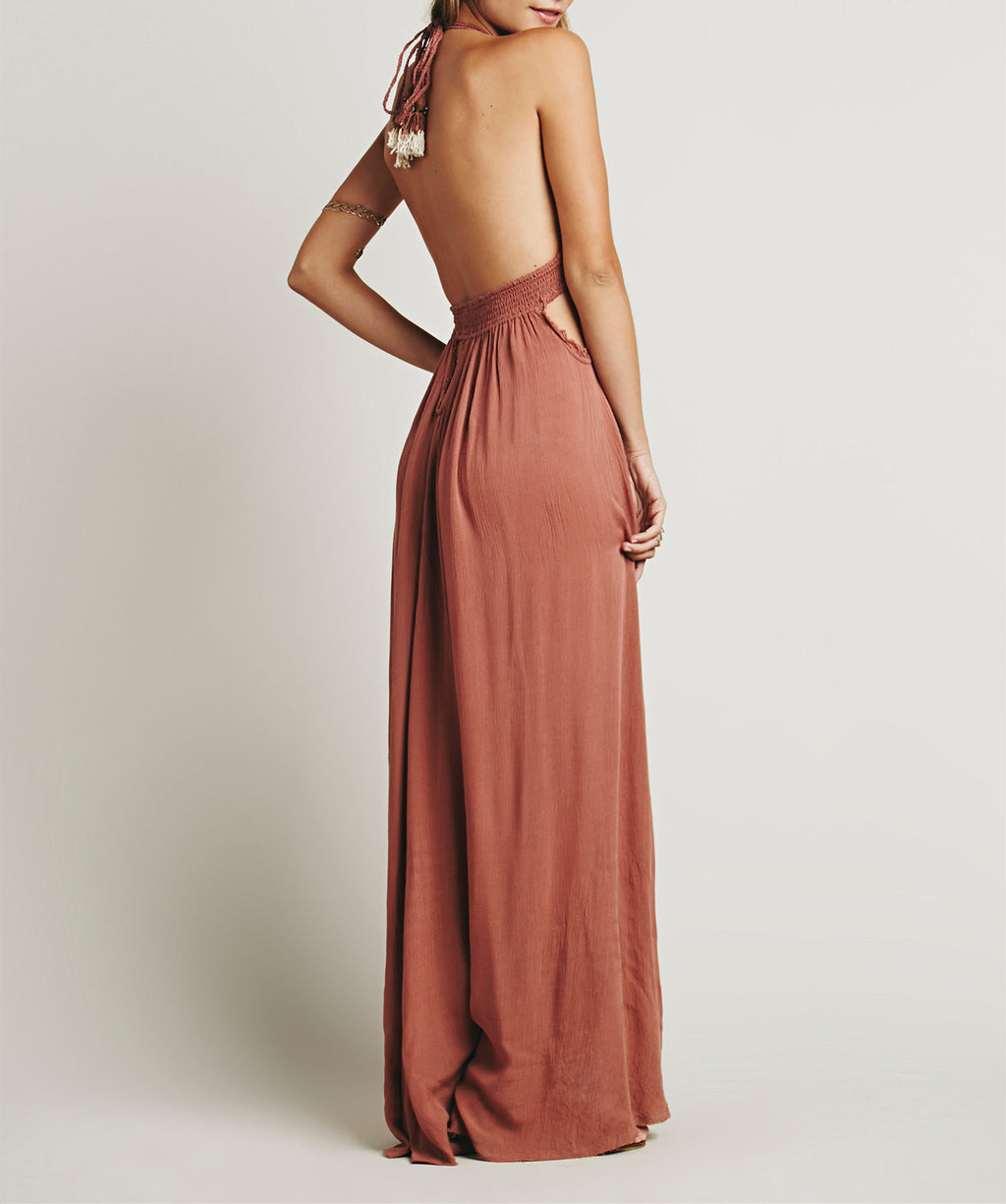 Canwedance Beach Sundress V Neck Backless Sexy Holiday Dress Cotton Maxi Dresses Boho Vestidos Vacation Strapless Dress