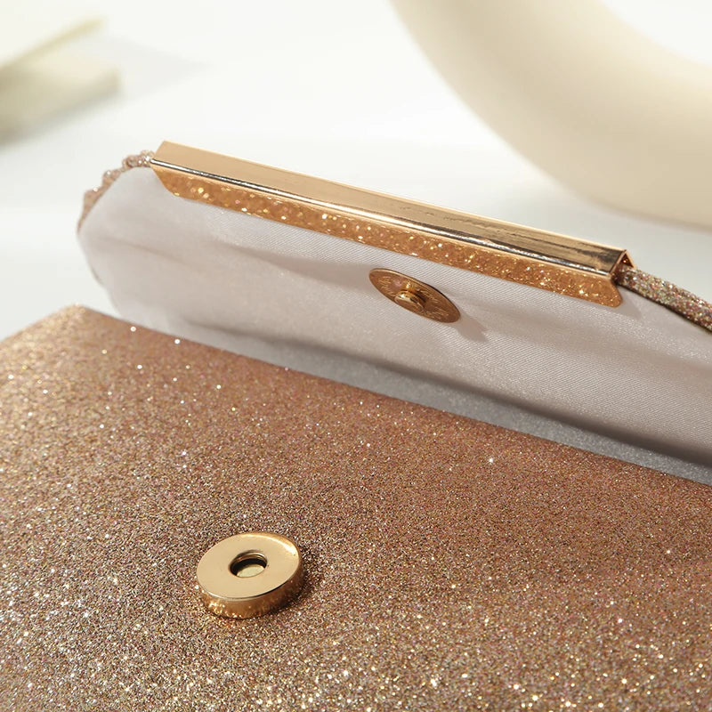 Fashion Elegant Clutch Bag New 2026 Hot Selling Chain Dinner Bag Bride Bridesmaid Lady Handbag Factory Outlet