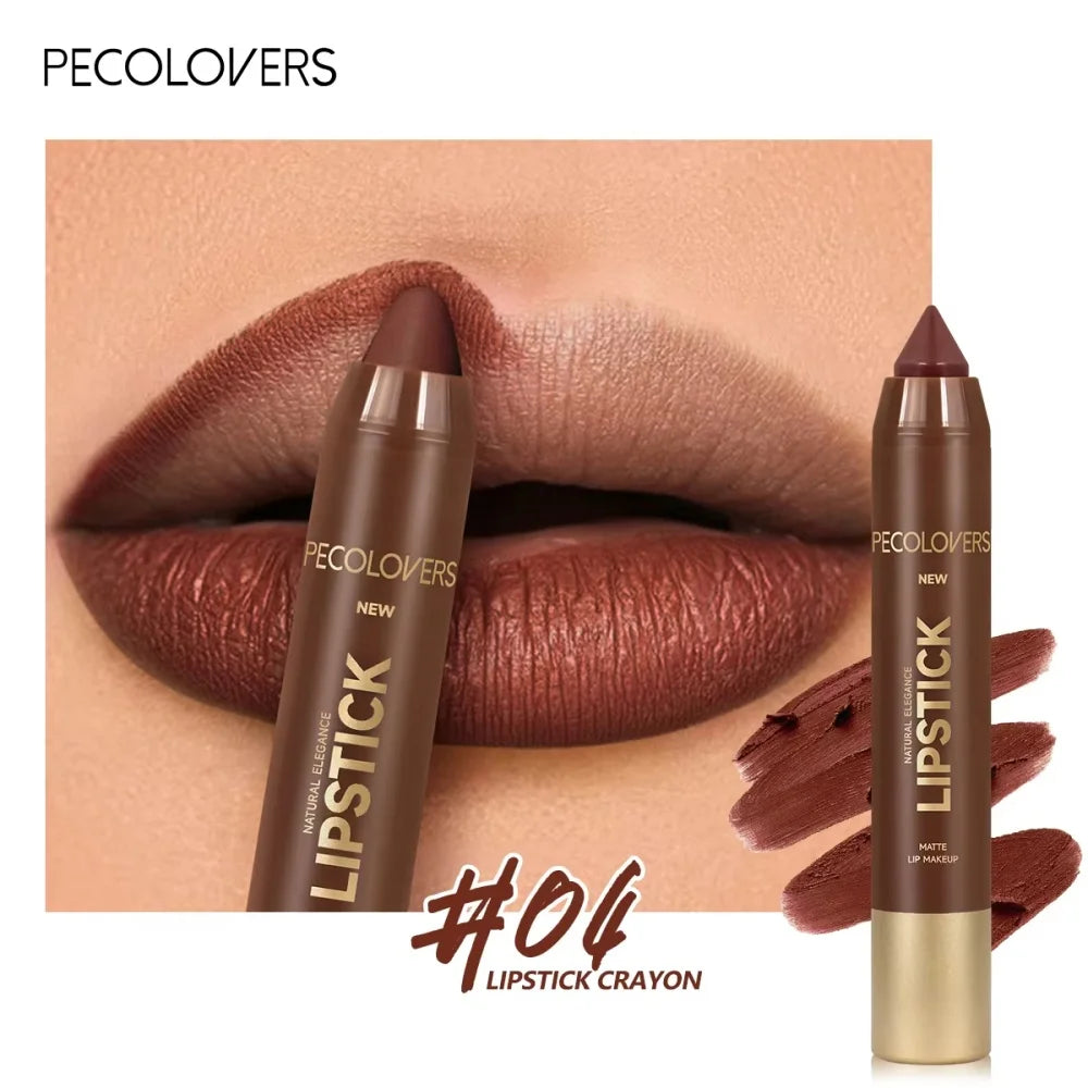 Fine Tip Lip Sexy Brown Red Lipstick Liner Pen Soft Mist Matte Lip Crayon Pencil Lip Contouring Lipliner Outline Tint Cosmetic