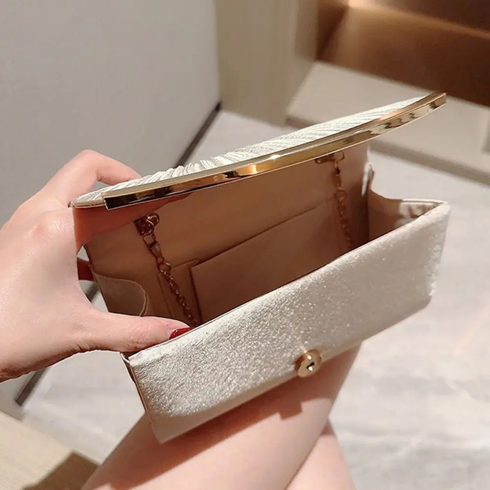 Elegant Glitter Evening Bags Chain Sequins Clutches Shoulder Bag Women Ladies