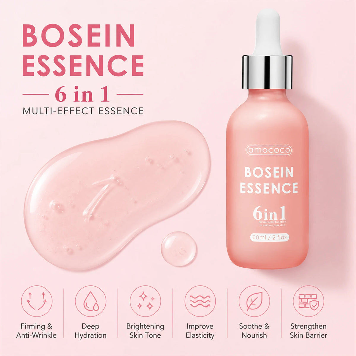 Amococo Bosein Essence Serum 60ml - Moisturizing Face Serum