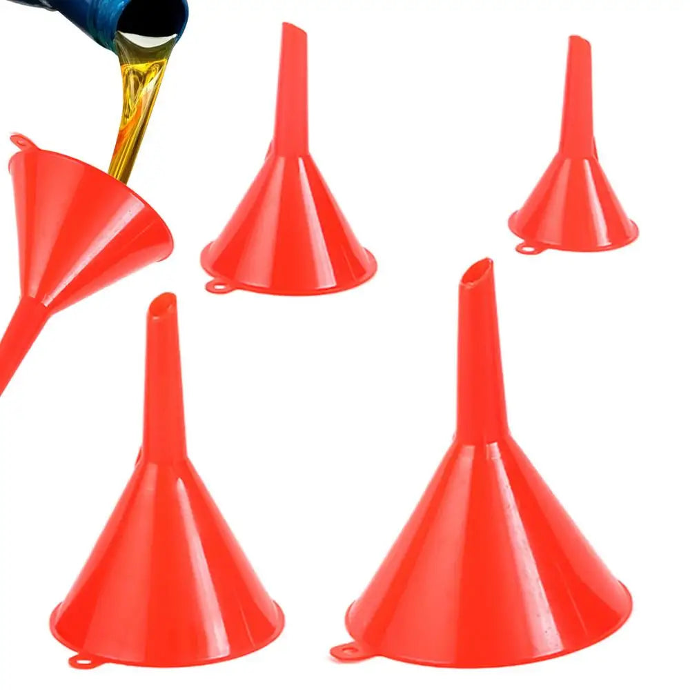 Embudo de cocina de 4 piezas/set Adecuado para automoción, hogar, cocina, embudo de plástico funcional, 4 tamaños de embudos