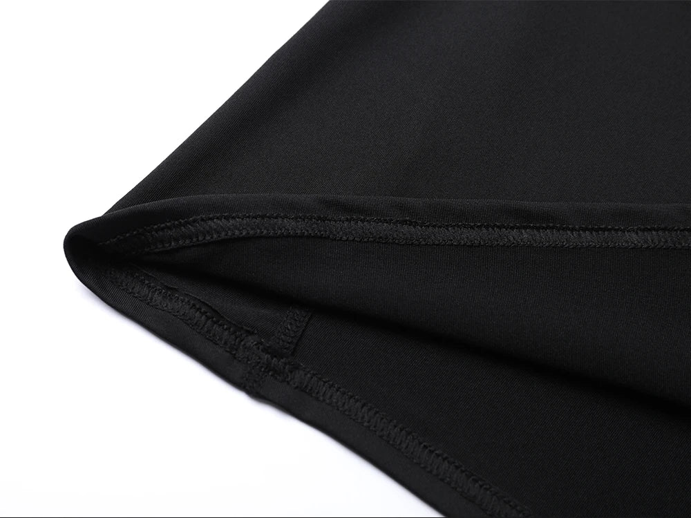 Men's Workout Compression Shirt Turtleneck Long Sleeve Rash Guard Gym Base Layer Athletic Undershirt Gear Sports Shirt
