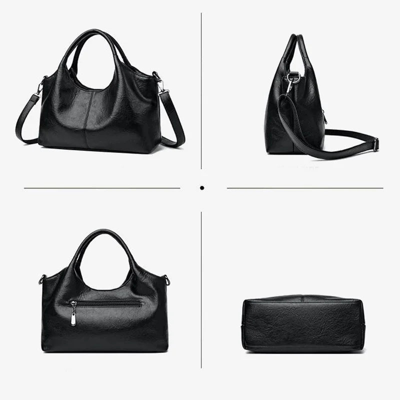 High Quality Large capacity PU Leather Women Tote Bag Designer Ladies Shoulder Crossbody Bag Fashion Female Handbags