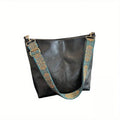 Geometric Strap Hobo Bag, Large Capacity Crossbody Bag, Bohemian Style, Women's Retro Style Shoulder Bag For Birthday Gifts
