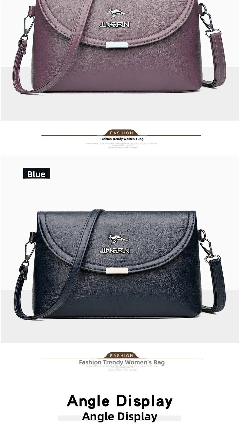 Fashionable High-End Feelings Women's Crossbody Bag Casual Versatile Single Shoulder Bag Large Capacity Mom Bag Shopping Stre...