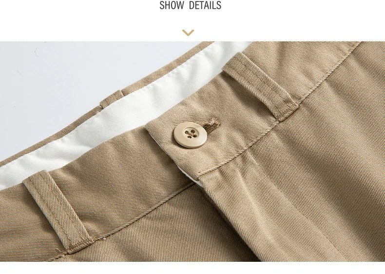 2026 Spring Summer New 100% Cotton Casual Straight Trousers for Men Clothing Soft Comfort Linen Male Pants LX6032