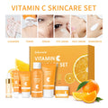 Vitamin C Enriched Skin Care Set - Combat Pigmentation & Fine Lines with Complete Routine Smooth Wrinkles, and Nurture Your Skin